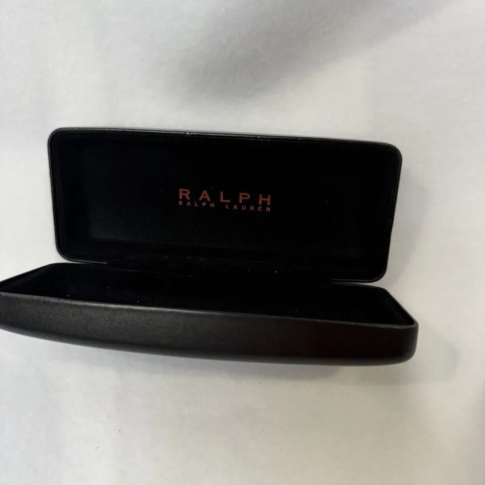 RALPH LAUREN Large Hard‎ Shell Eyeglasses Sunglasses Case, Black